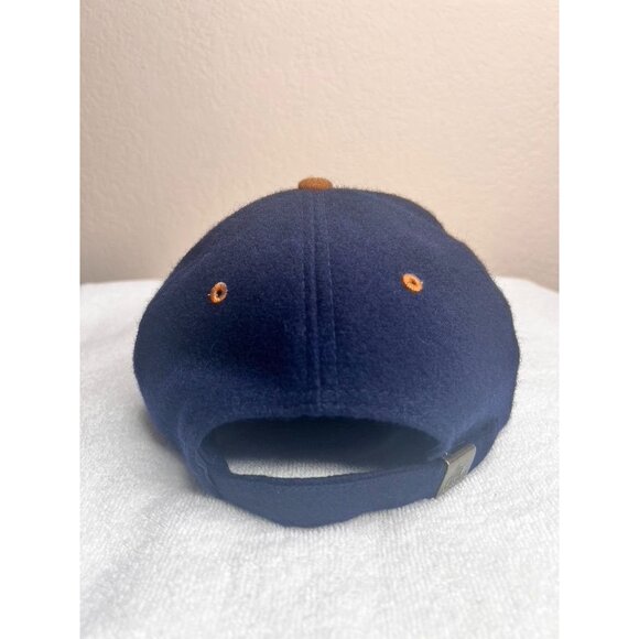 Otto Cap Navy & Brown Embroidered Trainer Aircraft TA-777 Hat T-6 Texan - Picture 4 of 9